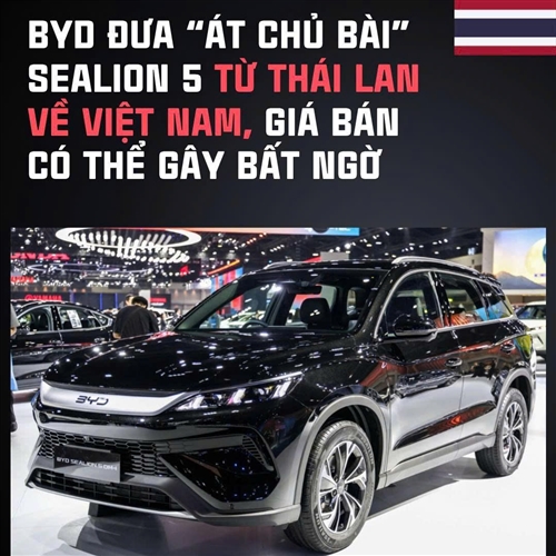 BYD SEALION 5 gây chú ý trước ngày về Việt Nam – SUV DM-i Super Hybrid đáng chờ đợi