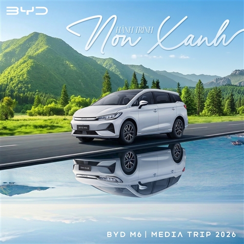 Hành trình non xanh cùng BYD M6 - Chạm vào sắc xanh Đông Bắc