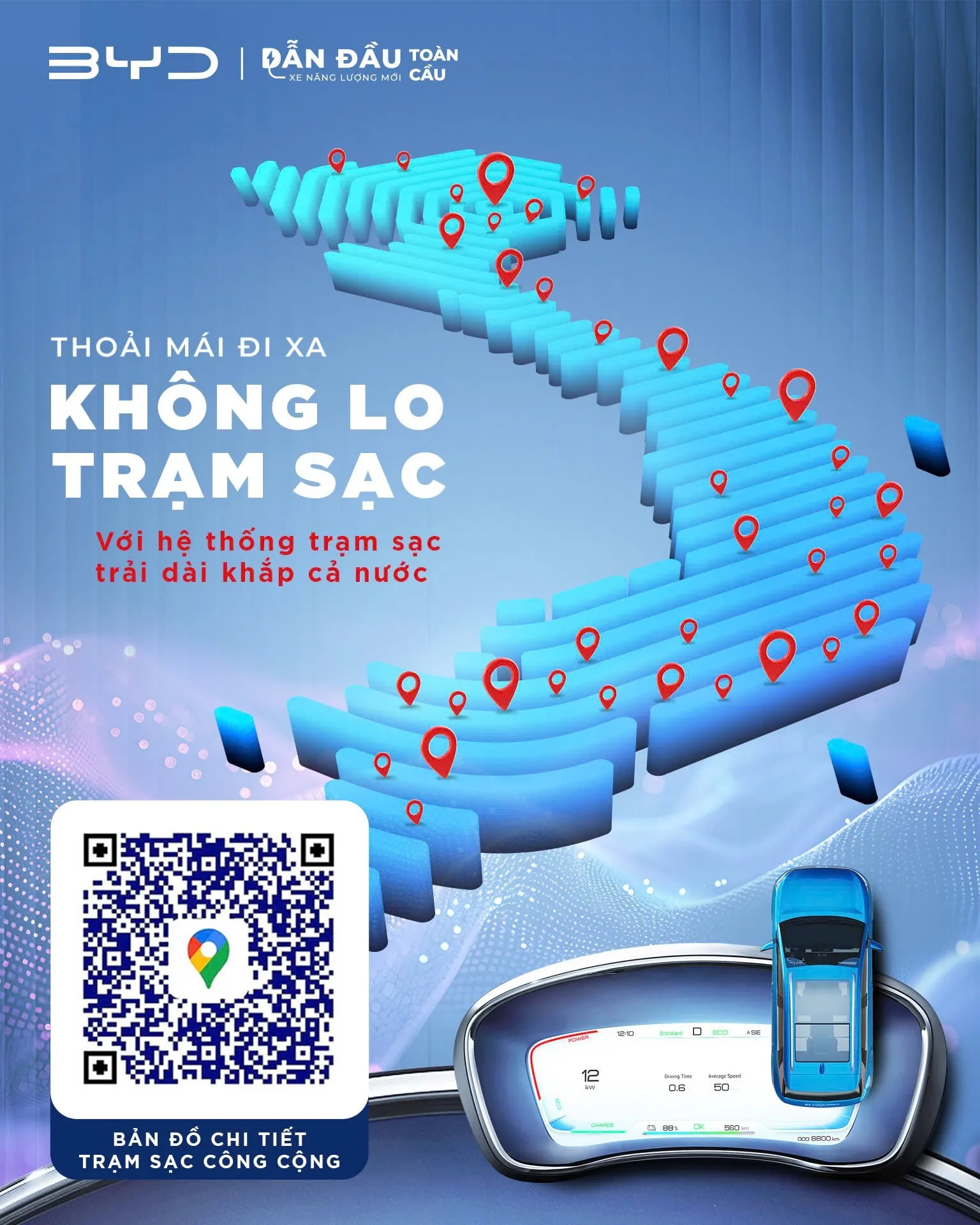 Mạng lưới trạm sạc công cộng Mạng lưới trạm sạc công cộng